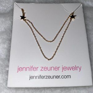 Jennifer Zeuner gold star necklace NEW!